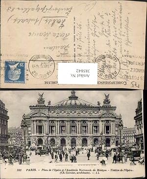 Image du vendeur pour 385842,Ile-de-France Paris Place de l'Opera et Nationale de Musique Oper Gebude mis en vente par Versandhandel Lehenbauer