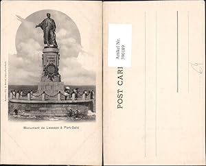 Bild des Verkufers fr 390189,Egypt Port Said Monument de Lesseps Staue zum Verkauf von Versandhandel Lehenbauer