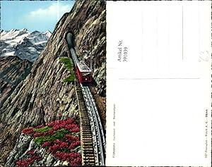 Bild des Verkufers fr 391039,Pilatusbahn Zahnradbahn Bergbahn Eselwand b. Alpnach Bergkulisse Kt Obwalden zum Verkauf von Versandhandel Lehenbauer