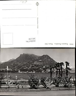 Bild des Verkufers fr 391139,Lugano Paradiso Monte Bre Bergkulisse Kt Tessin zum Verkauf von Versandhandel Lehenbauer