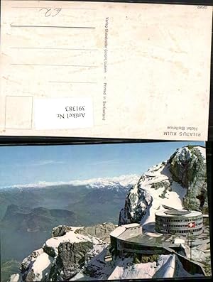 Bild des Verkufers fr 391383,Pilatus Kulm Hotel Bellevue b. Alpnach Bergkulisse Kt Obwalden zum Verkauf von Versandhandel Lehenbauer