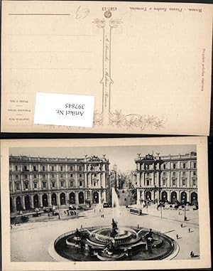 Bild des Verkufers fr 397845,Lazio Roma Rom Piazza Esedra o Termini Platz Brunnen zum Verkauf von Versandhandel Lehenbauer