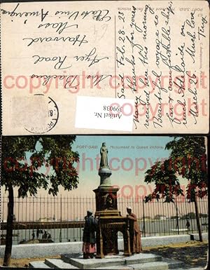 Bild des Verkufers fr 399038,Egypt Port Said Monument to Queen Victoria Statue zum Verkauf von Versandhandel Lehenbauer