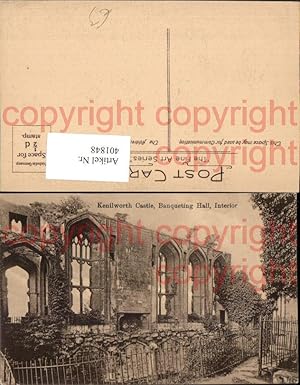 Seller image for 401848,England Kenilworth Castle Banqueting Hall Interior Ruine for sale by Versandhandel Lehenbauer