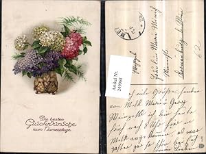 Bild des Verkufers fr 249068,Namenstag Blumen Flieder Hortensien zum Verkauf von Versandhandel Lehenbauer