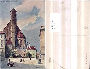 Immagine del venditore per 257244,Knstler AK R. Preuss Wien 1 Minoritenkirche Kirche pub Brder Kohn B.K.W.I. 789/10 venduto da Versandhandel Lehenbauer