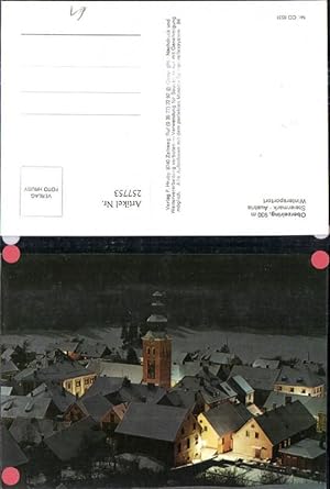 Immagine del venditore per 257753,Oberzeiring Teilansicht Kirche b. Nacht Winterbild venduto da Versandhandel Lehenbauer