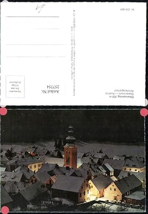Immagine del venditore per 257754,Oberzeiring Teilansicht Kirche b. Nacht Winterbild venduto da Versandhandel Lehenbauer