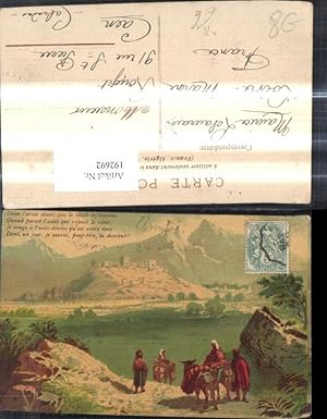 Bild des Verkufers fr 192692,Knstler Ak Araber a. Pferden Volkstypen Landschaft zum Verkauf von Versandhandel Lehenbauer