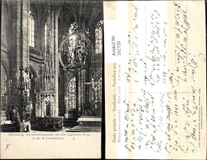 Image du vendeur pour 262720,Nrnberg Sakramentshuschen m. d. englischen Gru i. d. St Lorenzkirche Kirche Dom mis en vente par Versandhandel Lehenbauer