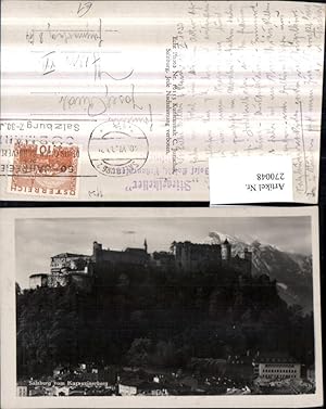 Bild des Verkufers fr 270048,Salzburg Festung Hohensalzburg vom Kapuzinerberg zum Verkauf von Versandhandel Lehenbauer
