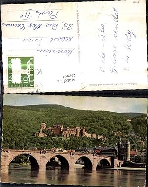 Imagen del vendedor de 268855,Heidelberg Alte Neckarbrcke u. Schloss Brcke a la venta por Versandhandel Lehenbauer