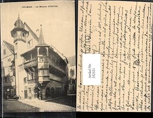 Bild des Verkufers fr 332521,Elsass Haut-Rhin Colmar La Maison Pfister Erker zum Verkauf von Versandhandel Lehenbauer