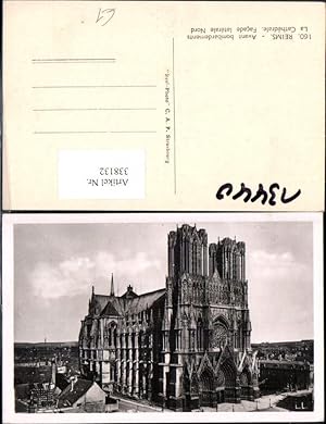 Seller image for 338132,Kirche Reims Avant bombardements La Cathedrale Facade laterale Nord for sale by Versandhandel Lehenbauer