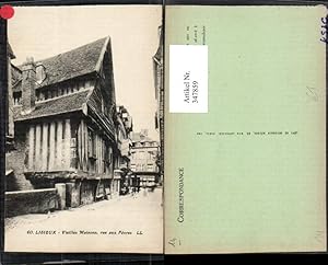 Bild des Verkufers fr 347859,Basse-Normandie Calvados Lisieux Vieilles Maisons rue aux Fevres Straenansicht zum Verkauf von Versandhandel Lehenbauer