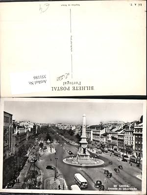 Seller image for 351186,Lisboa Lissabon Avenida da Liberdade Straenansicht Obelisk for sale by Versandhandel Lehenbauer