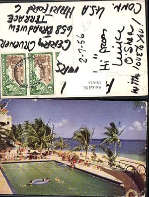Bild des Verkufers fr 351935,Jamaica Jamaika Ocho Rios Tower Isle Hotel Swimming Pool Schwimmbecken zum Verkauf von Versandhandel Lehenbauer
