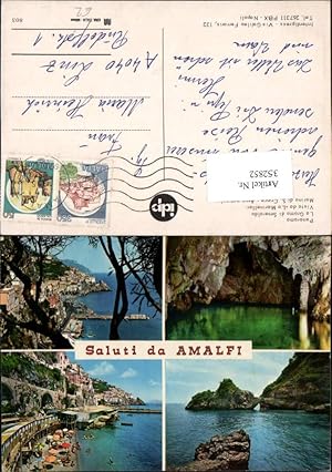 Bild des Verkufers fr 352852,Campania Salerno Amalfi Grotta di Smeraldo Grotte Marina di S. Croce Arco Mehrbildkarte zum Verkauf von Versandhandel Lehenbauer