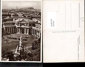 Bild des Verkufers fr 353134,Liguria Genova Genua Monumento a C. Colombo e Stazione Principe Bahnhof zum Verkauf von Versandhandel Lehenbauer