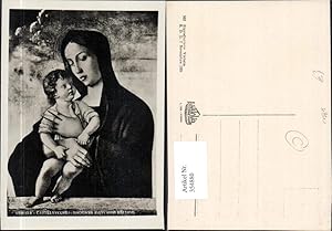 Bild des Verkufers fr 354880,Knstler Ak Castelvecchio Madonna Giovanni Bellini Madonna Kind Heiligenschein Religion zum Verkauf von Versandhandel Lehenbauer