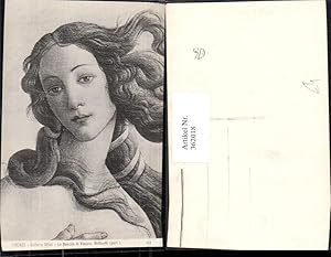 Bild des Verkufers fr 362018,Knstler Ak Botticelli Frau La Nascita di Venere zum Verkauf von Versandhandel Lehenbauer