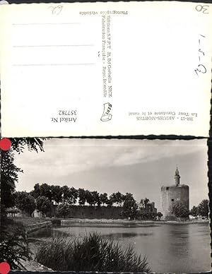 Seller image for 357782,Languedoc-Roussillon Gard Aigues-Mortes La Tour Constance et le canal Turm for sale by Versandhandel Lehenbauer