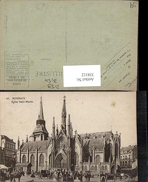 Seller image for 358112,Nord-Pas-de-Calais Nord Roubaix Eglise Saint-Martin Kirche for sale by Versandhandel Lehenbauer