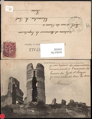 Image du vendeur pour 358185,Pays de la Loire Maine-et-Loire Champtoce Ruines du Chateau de Barbe-Bleue Schlossruine mis en vente par Versandhandel Lehenbauer