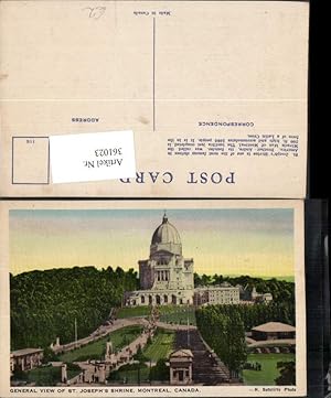 Image du vendeur pour 361023,Canada Quebec Montreal St. Josephs Shrine Schrein mis en vente par Versandhandel Lehenbauer