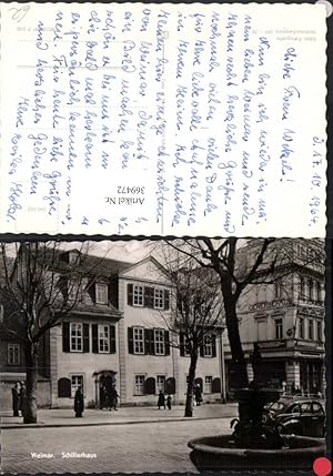 Bild des Verkufers fr 369472,Weimar Schillerhaus Haus Brunnen zum Verkauf von Versandhandel Lehenbauer