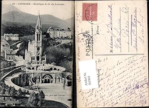 Bild des Verkufers fr 363969,Kirche Lourdes Basilique Notre Dame de Lourdes zum Verkauf von Versandhandel Lehenbauer