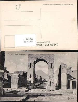 Image du vendeur pour 370973,Campania Napoli Pompeji Pompei Arco di Caligola Tor Bogen mis en vente par Versandhandel Lehenbauer