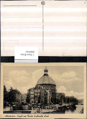 Bild des Verkufers fr 2004161,Amsterdam Singel met ronde Lutherse Kerk Kirche zum Verkauf von Versandhandel Lehenbauer