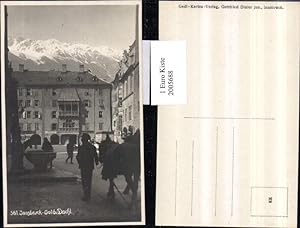 Bild des Verkufers fr 2005688,Innsbruck Goldenes Dachl Brunnen zum Verkauf von Versandhandel Lehenbauer