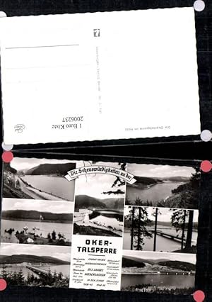 Imagen del vendedor de 2006237,Die Okertalsperre im Harz Brcke See Mehrbildkarte a la venta por Versandhandel Lehenbauer