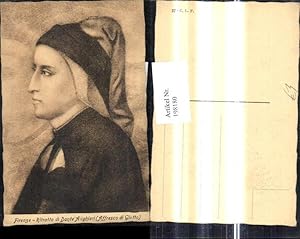 Immagine del venditore per 198180,Knstler Ak Affresco di Giotto Ritratto di Dante Alighieri Firenze Florenz Frau Portrait venduto da Versandhandel Lehenbauer