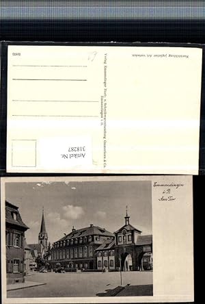 Bild des Verkufers fr 318287,Emmendingen Am Tor Straenansicht Kirchenturm Goethe Halle zum Verkauf von Versandhandel Lehenbauer
