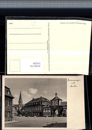 Bild des Verkufers fr 318289,Emmendingen Am Tor Straenansicht Kirchenturm Goethe Halle zum Verkauf von Versandhandel Lehenbauer