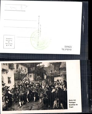 Bild des Verkufers fr 329695,Foto Ak Gemlde Franz von Defregger Heimkehr der Sieger Tiroler Freiheitskampf zum Verkauf von Versandhandel Lehenbauer