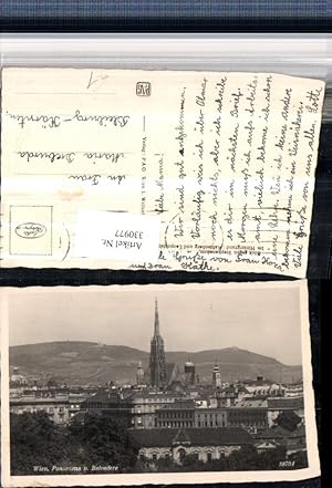 Bild des Verkufers fr 330977,Wien Landstrae Panorama m. Stephansdom vom Belvedere zum Verkauf von Versandhandel Lehenbauer