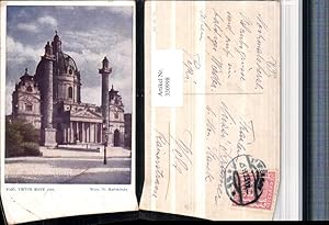 Bild des Verkufers fr 330998,Knstler AK Karl Viktor Mayr Wien Wieden Karlskirche Kirche zum Verkauf von Versandhandel Lehenbauer