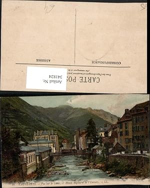 Seller image for 341824,Midi-Pyrenees Hautes-Pyrenees Cauterets Vue sur le Gave Hotels Regina et de l'Univers for sale by Versandhandel Lehenbauer