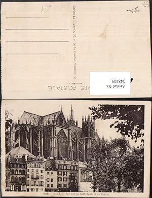 Image du vendeur pour 348409,Lothringen Moselle Metz Vue sur la Cathedrale et les Roches Kirche mis en vente par Versandhandel Lehenbauer