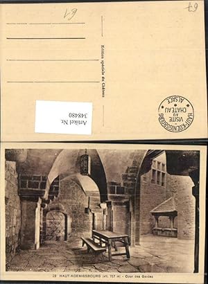 Bild des Verkufers fr 348480,Elsass Bas-Rhin Haut-Koenigsbourg Burg b. Orschwiller Cour des Gardes zum Verkauf von Versandhandel Lehenbauer