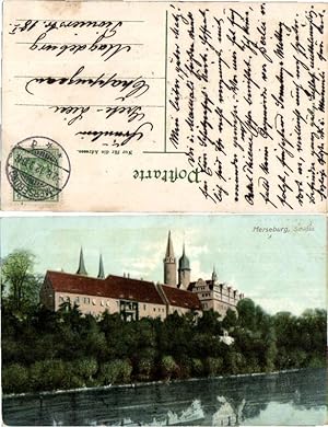 Bild des Verkufers fr 46612,Merseburg Partie zum Schloss 1912 zum Verkauf von Versandhandel Lehenbauer