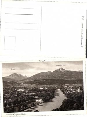 Bild des Verkufers fr 50392,Innsbruck gegen Sden Redlich K41 zum Verkauf von Versandhandel Lehenbauer