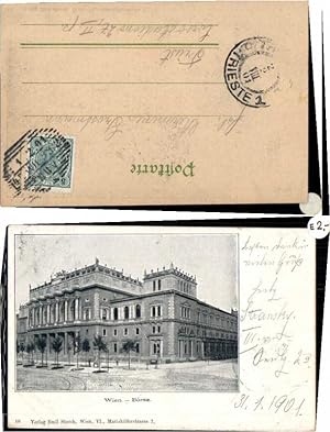 Image du vendeur pour 64820,Wien Brse Strassenansicht 1900 mis en vente par Versandhandel Lehenbauer