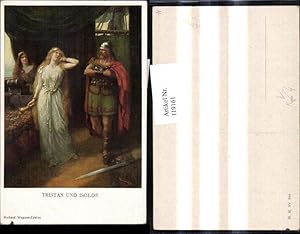 Immagine del venditore per 119161,M. Munk Vienne 984 Knstler Ak Richard Wagner Zyklus Tristan u. Isolde Wikinger venduto da Versandhandel Lehenbauer