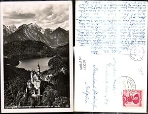 Bild des Verkufers fr 143268,Knigsschlo Neuschwanstein u. Hohenschwangau m. Alpsee zum Verkauf von Versandhandel Lehenbauer