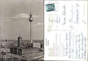 Bild des Verkufers fr 279138,Berlin Berliner Rathaus u. Fernseh- und UKW-Turm zum Verkauf von Versandhandel Lehenbauer